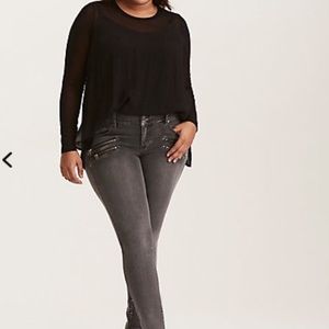 Torrid Grey Jeggings
